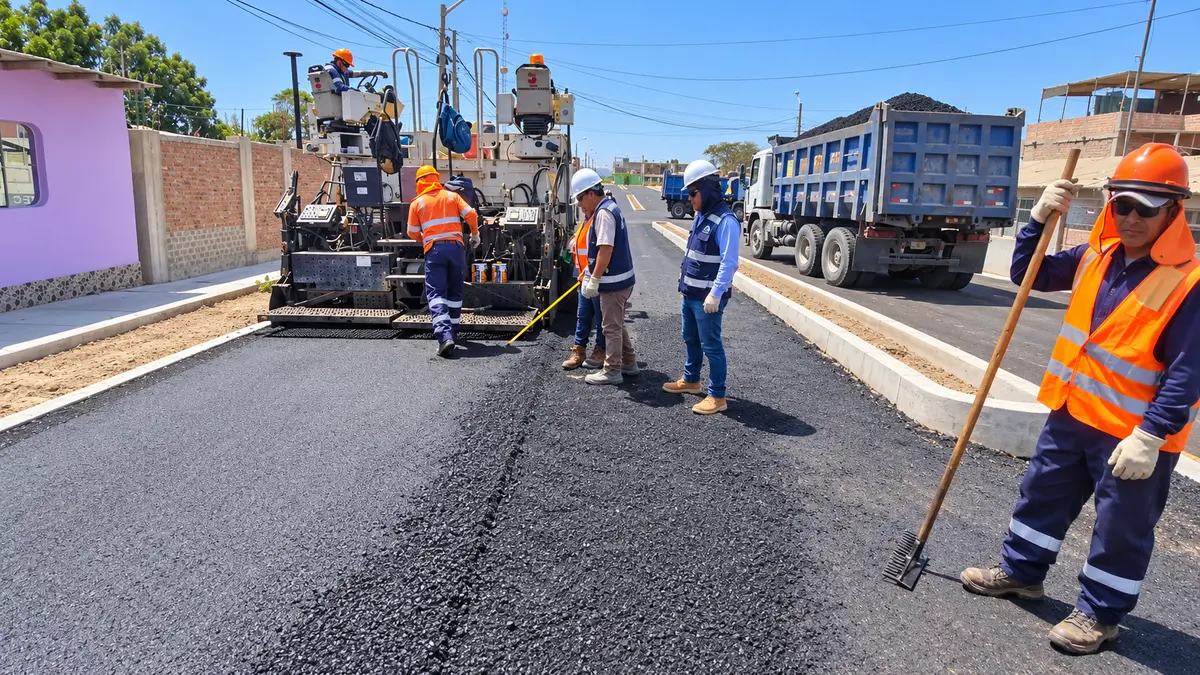 Obra INFRAESTRUCTURA VIAL: PISTAS Y VEREDAS